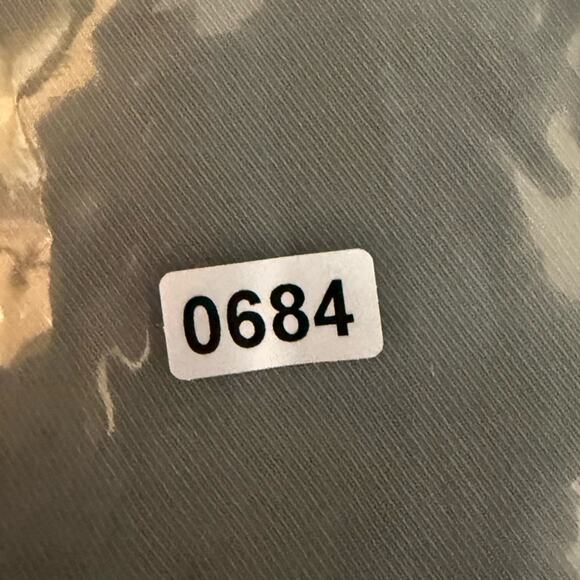 Veronica Beard Tedi Tapered High Rise Army Green Paper Bag Pants Twill 6 / 28 - Picture 12 of 12